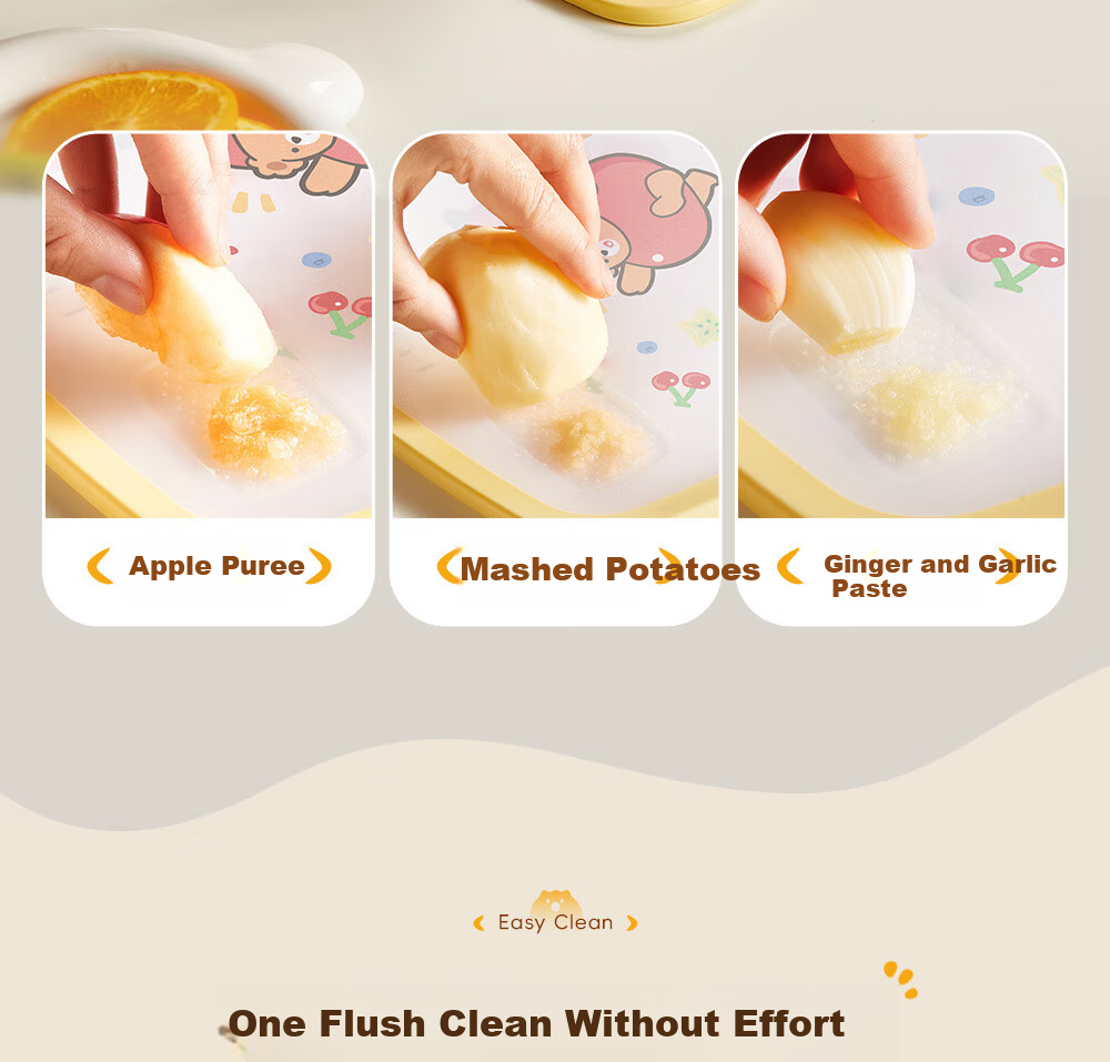 Bear Antibacterial Cutting Board Double-Sided Household PP Plastic Chopping Board for Fruits and Vegetables 30x21.5cm 16