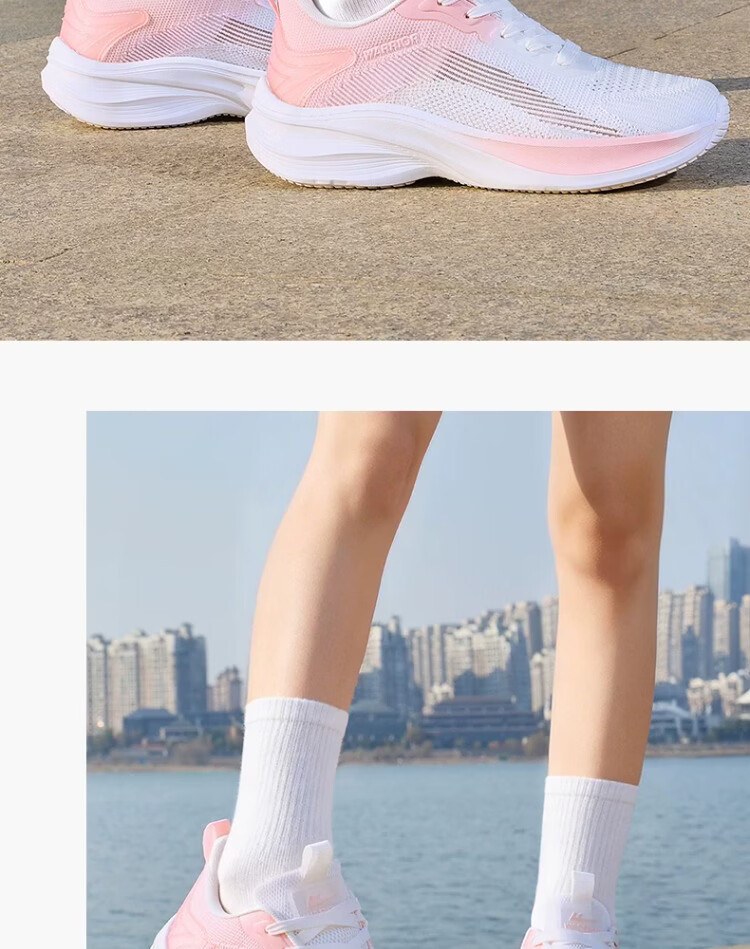 Warrior Women's Sports Shoes 2026 Summer New Soft Sole Breathable Mesh Lightweight Running Shoes 5401 White Size 38 15