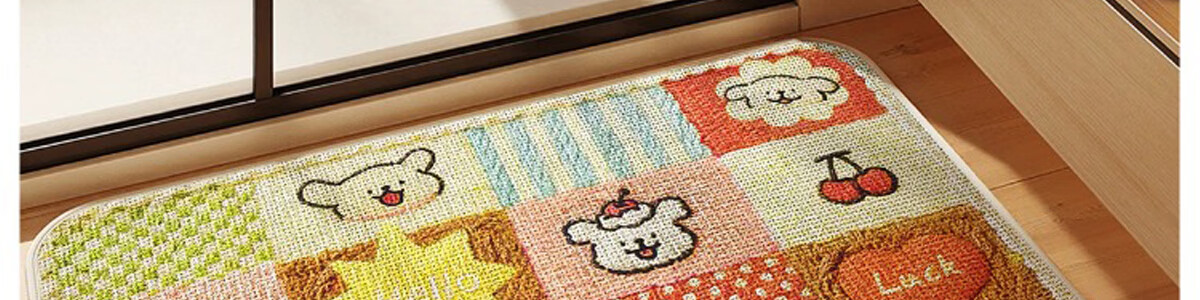 Lange Silver Ion Antibacterial Linen Bathroom Non-Slip Absorbent Door Mat Waterproof Toilet Floor Mat for Home Use 35