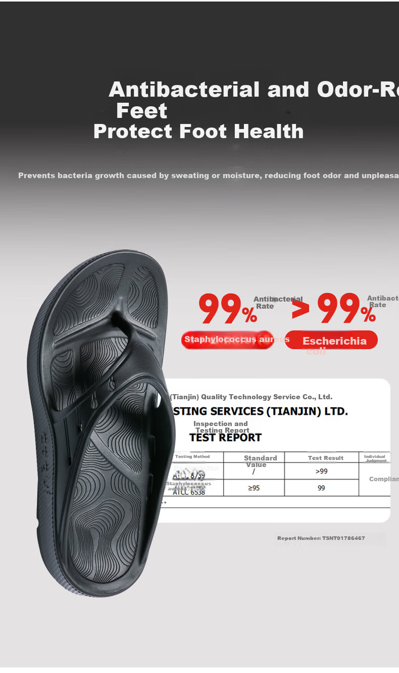 Coqui Men's Outdoor Beach Flip Flops Soft Cushioned Thick Sole Sandals Black Size 44-45 CQ2563 5