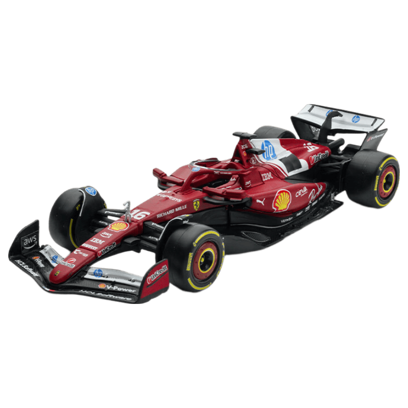 Bburago 1:43 F1 Ferrari SF25 Leclerc No.16 Diecast Car Model Boys Gift