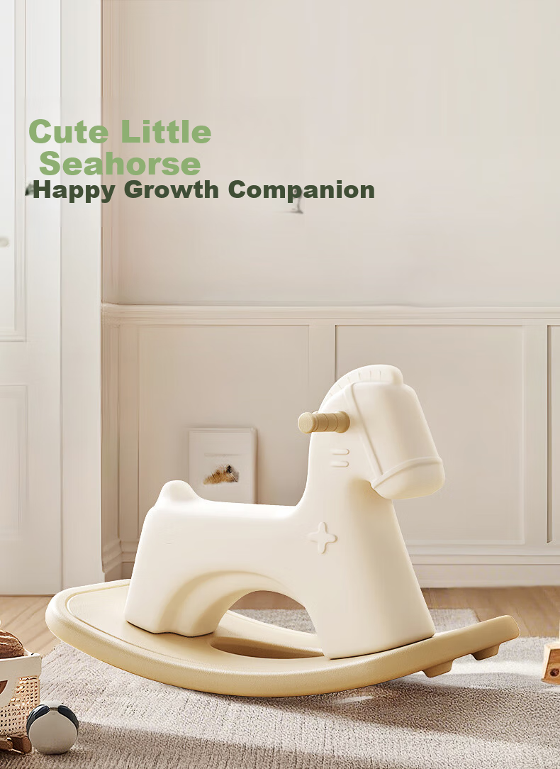 BG-BABYGO Milk Foam Knight Rocking Horse 1-3 Years Old Children's Balance Board Multifunctional 2-in-1 Toy Birthday Gift 11