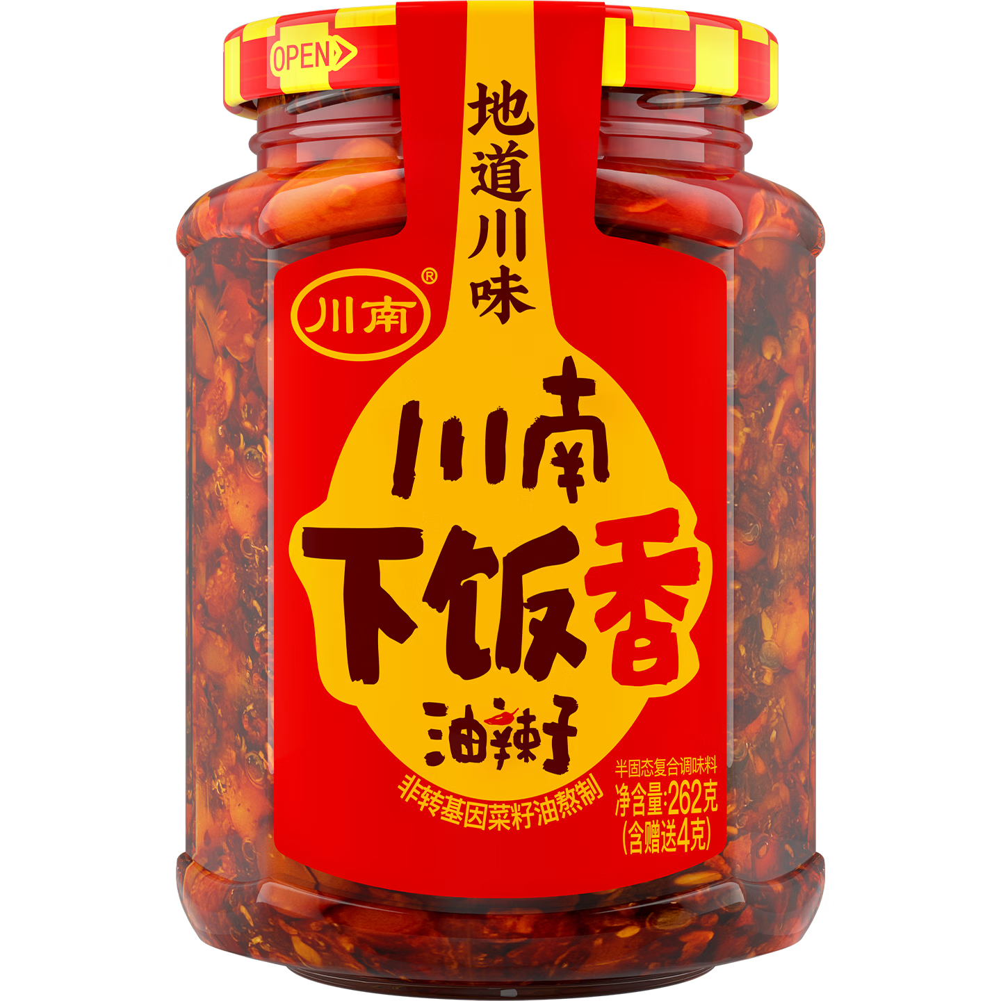 川南下饭香262g  酱料辣椒酱辣椒油油泼辣子凉拌菜调味料调味品