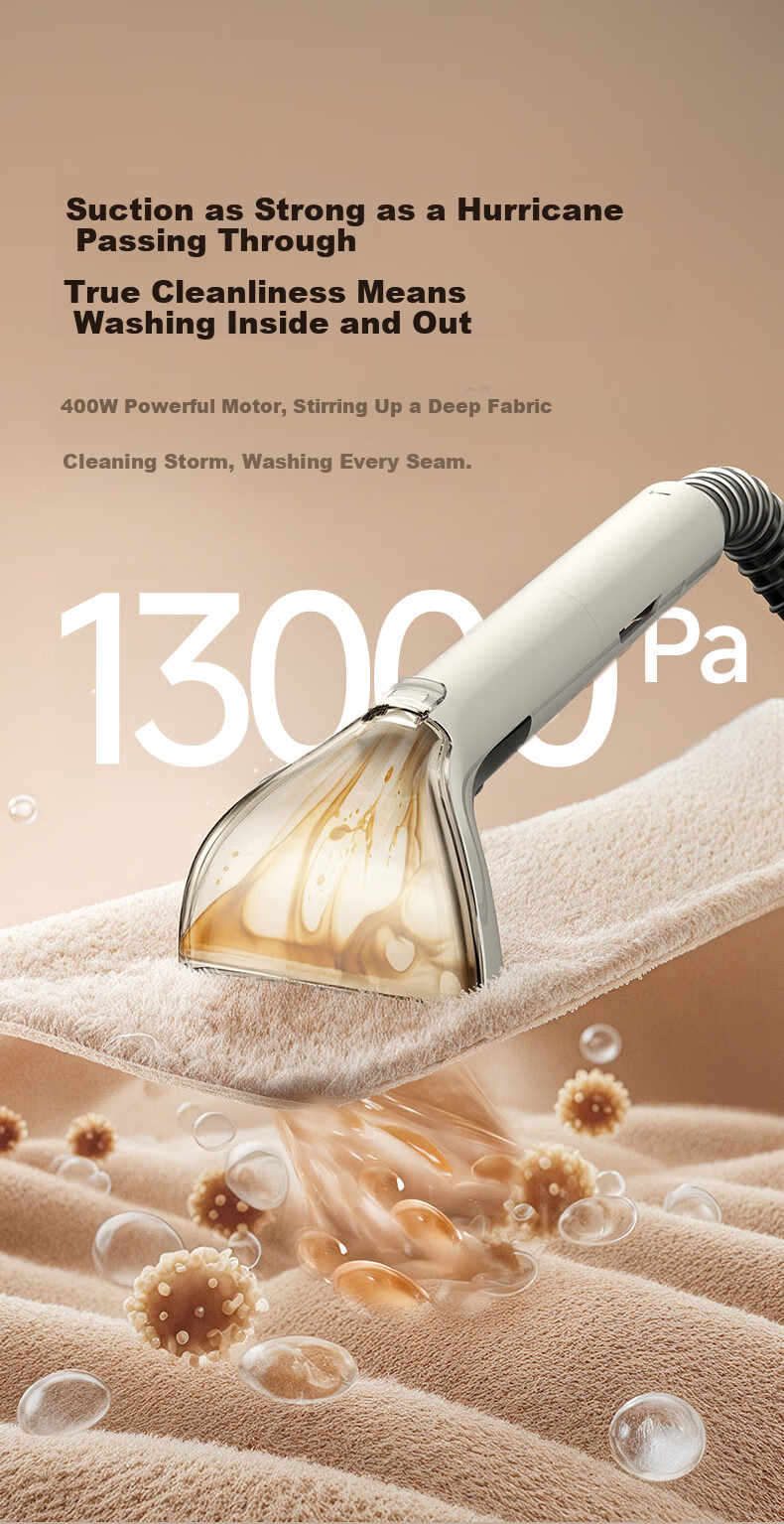 Deerma BY100S Fabric Cleaning Machine Multifunctional Vacuum and Spray Extractor for Home Carpet Curtain Sofa Cleaning 8