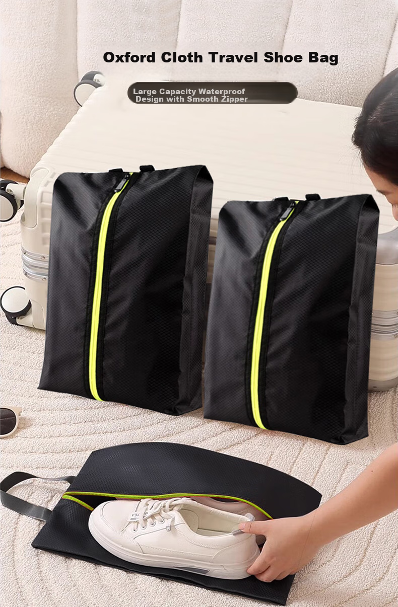 40,000 Kilometers Foldable Shoe Bag Shoe Cover Travel Shoe Storage Bag Sports Shoe Storage Hanging Football Basketball Dustproof Waterproof 1