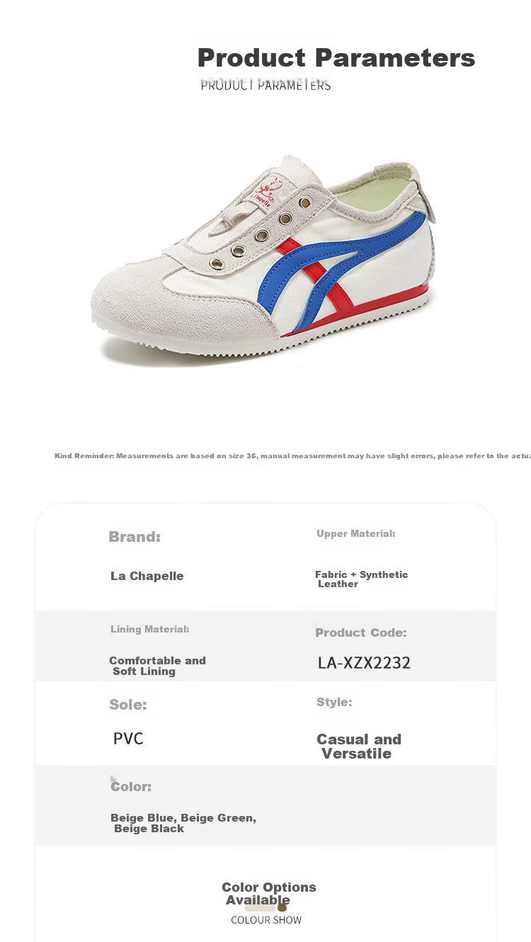 La Chapelle Women's Casual Low-Top Retro Sneakers Thin Sole Versatile Sports Shoes XZX2232 Light Blue Size 35 1