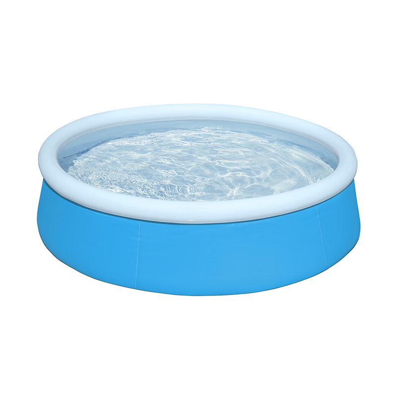 Bestway Trapezoid Inflatable Swimming Pool Indoor Outdoor Thickened Mesh Foldable Kids Toy 57448 2.4m