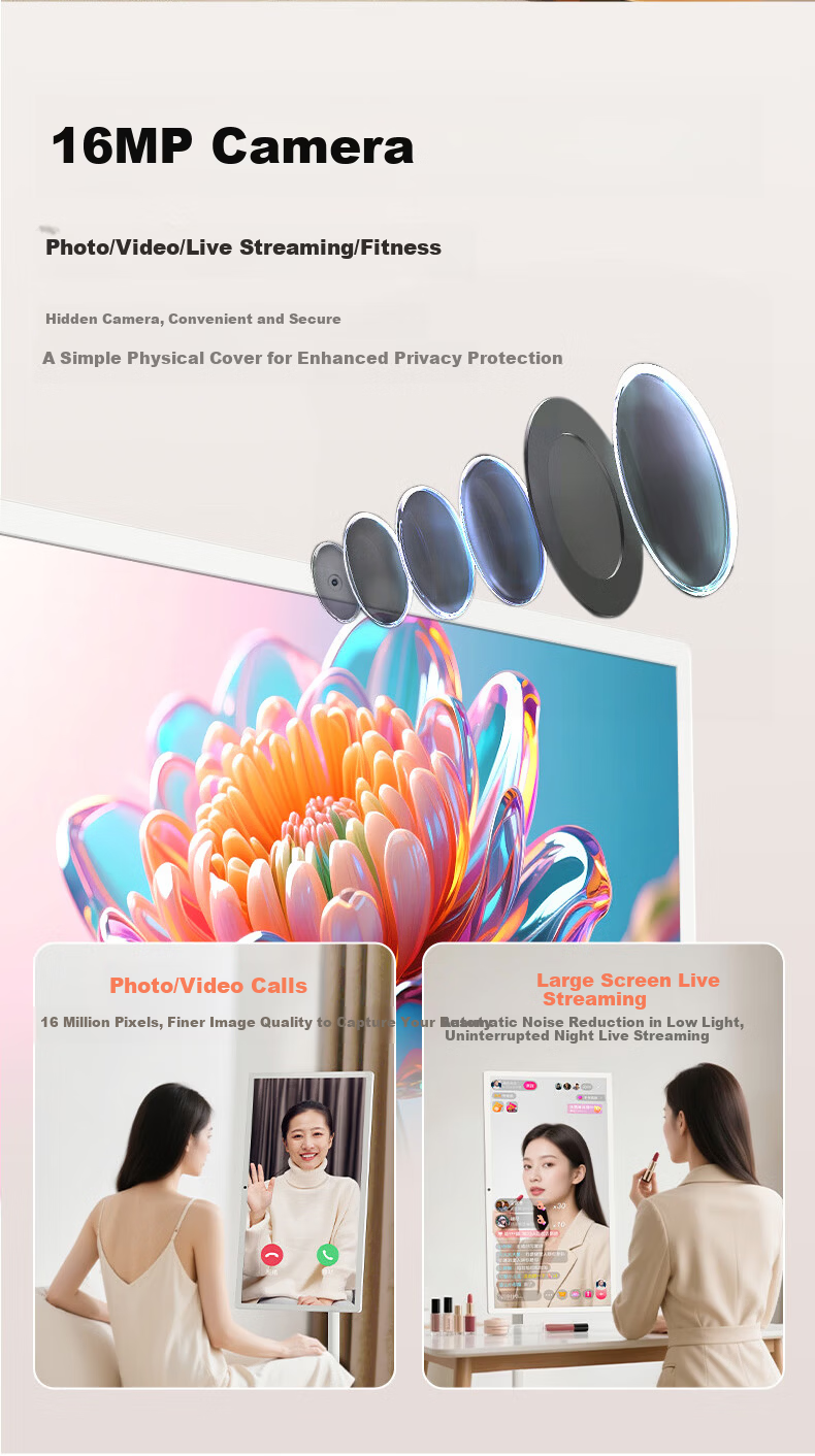 Skyworth 32-inch Portable TV Friend Machine Mobile Smart Screen Learning Tablet All-in-One Wireless S20PRO Monitor AI Upgrade Gift for Girls 14
