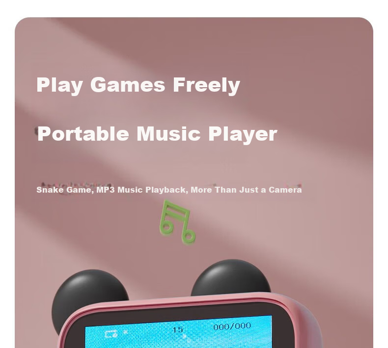 Disney HD Digital Camera CCD Color Video Beauty Portable Anti-Shake Kids Student Gift Nick 26