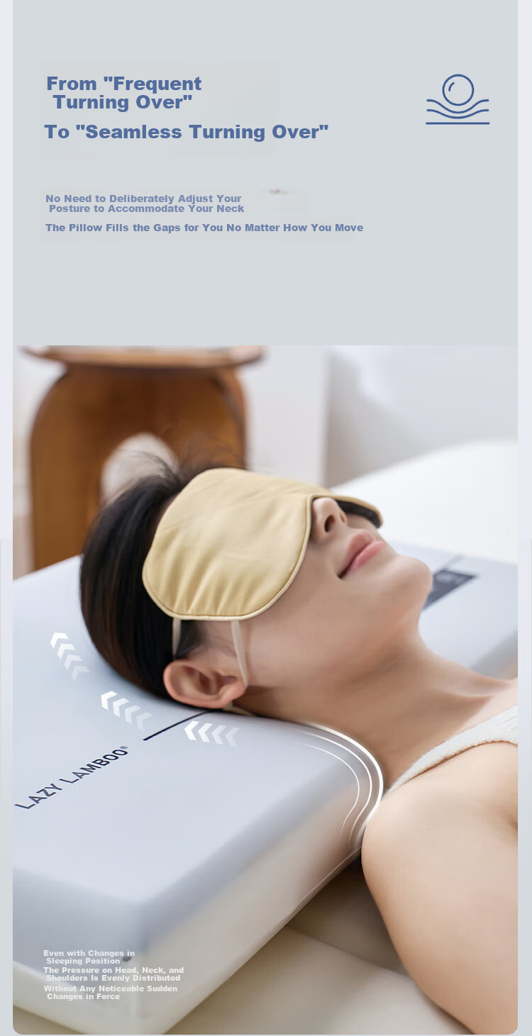 LIIESEN 2nd Generation Slow Rebound Deep Sleep Memory Pillow PRO Neck Support Cervical Memory Foam Pillow Adult Gift Box Set 13