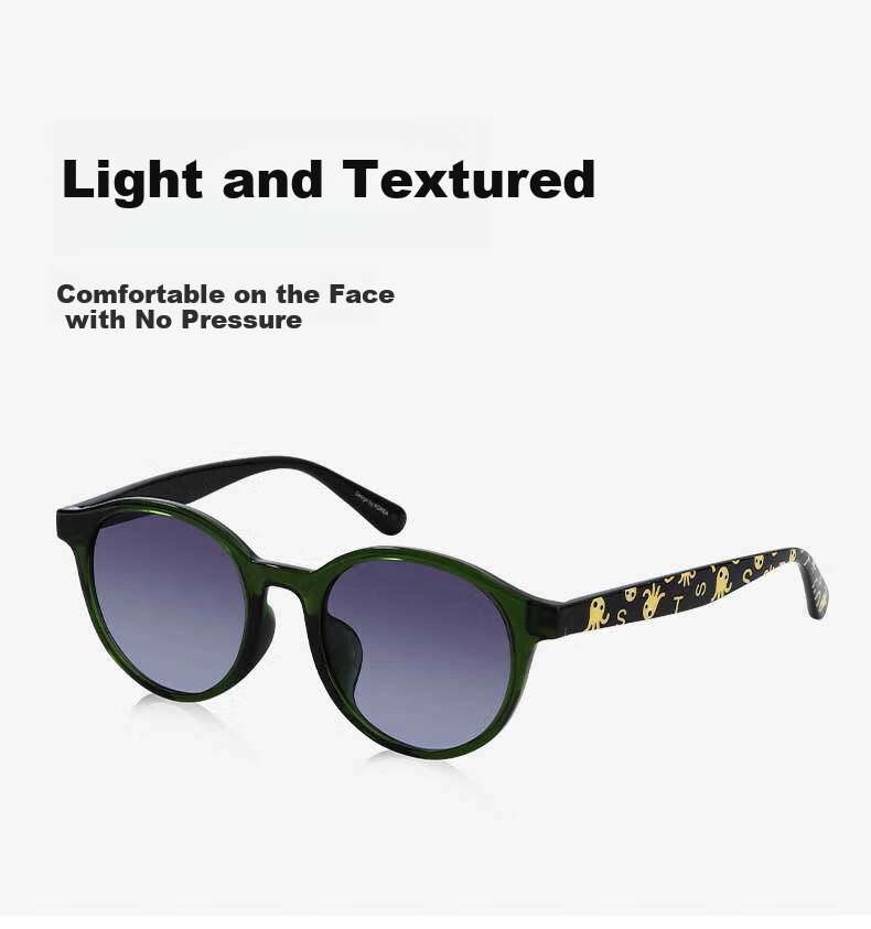 LOOK Kids Sunglasses New Cute Small Round and Square Lightweight TR UV Protection Sunglasses Back to School Christmas Gift for Friends 6