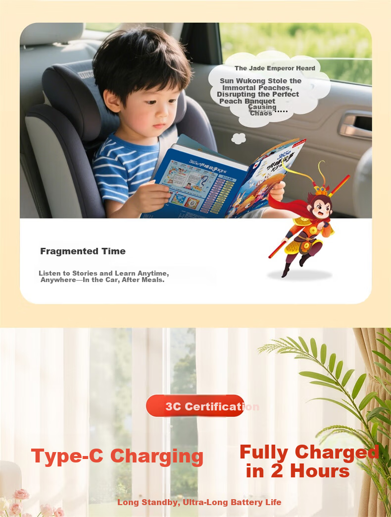 Haiyue Starry Sky Talking Early Education All-in-One Sound Book Gift Box for 0-6 Years Old Baby Children's Toy Newborn Birthday Present 16