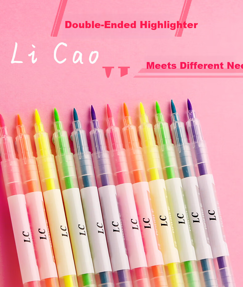 Licao 24-Color Mixed Glitter Gel Pens, Sparkling Glow Glitter Gel Pens for Journals, Kids' Shiny Color-Changing Fluorescent Sand Pearlescent Drawing and Doodling Pens 1