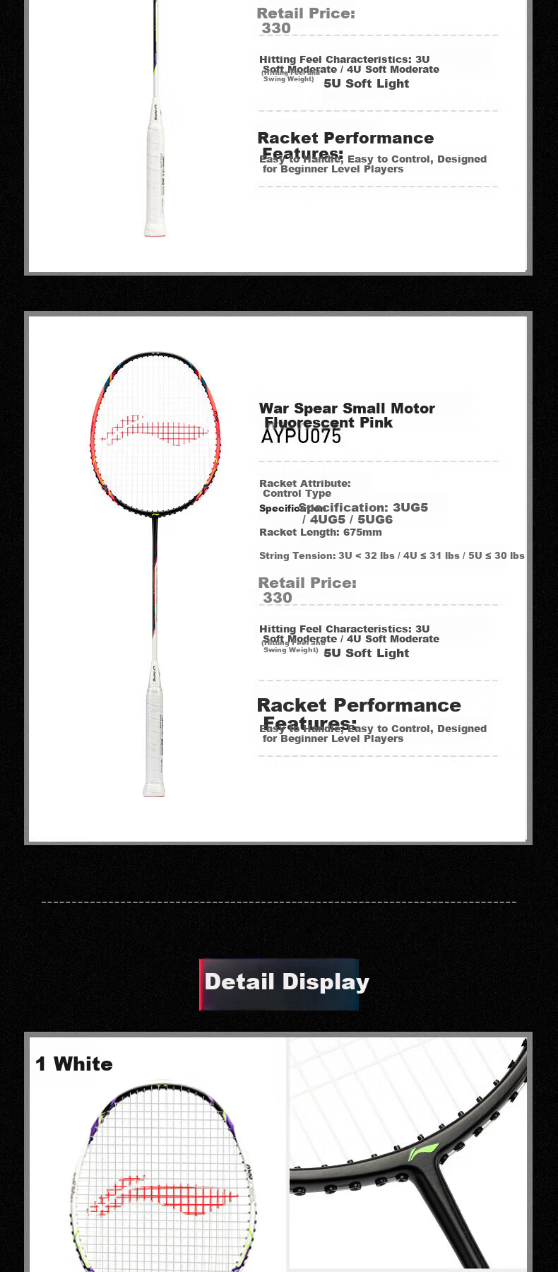 LI-NING Badminton Racket Zhanji Small Motor New Steel Cannon Beginner Offensive Full Carbon Fiber Single Racket Balanced Attack and Defense 5