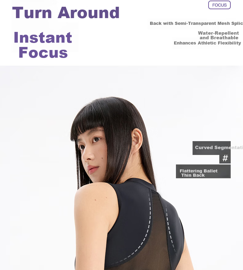 LI-NING Women's Premium 2026 New One-Piece Square-Leg Specialized Sun-Protective Racing Swimsuit 1332 Deep Purple XL 8
