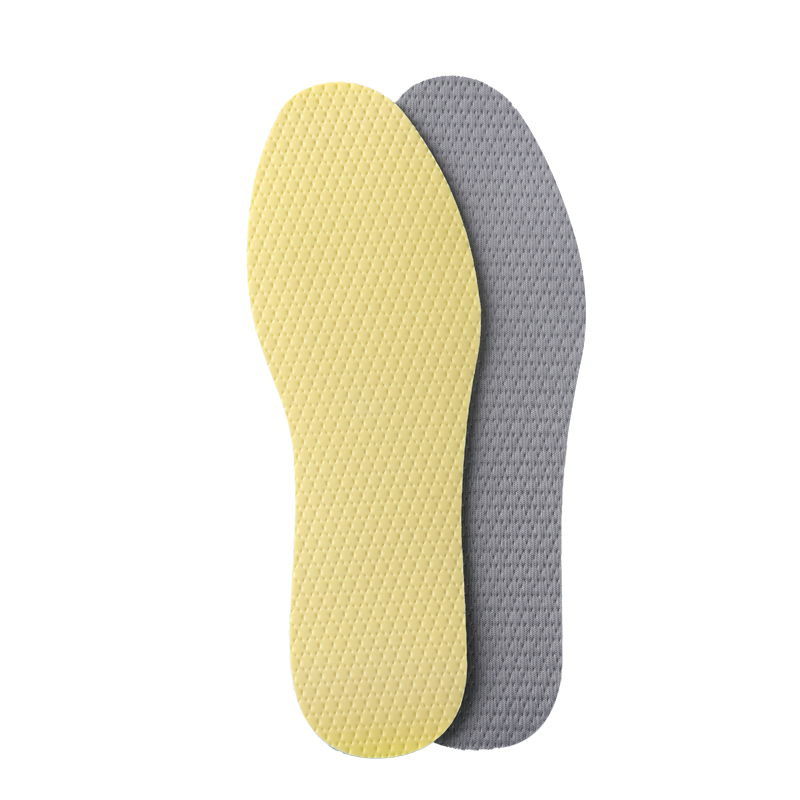 FOOTOPPO Antibacterial Latex Insoles for Men, Ultra-Thin Soft Sole Insoles, Summer Military Training Sweat-Absorbing Sports Basketball Running Shock-Absorbing Insoles