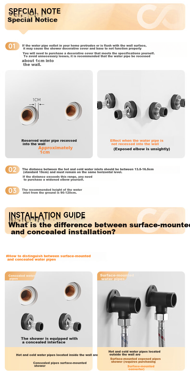 Micoe Four Seasons Shower Set A118 Three-Function High-Pressure Shower Head Bathroom Shower Kit 22