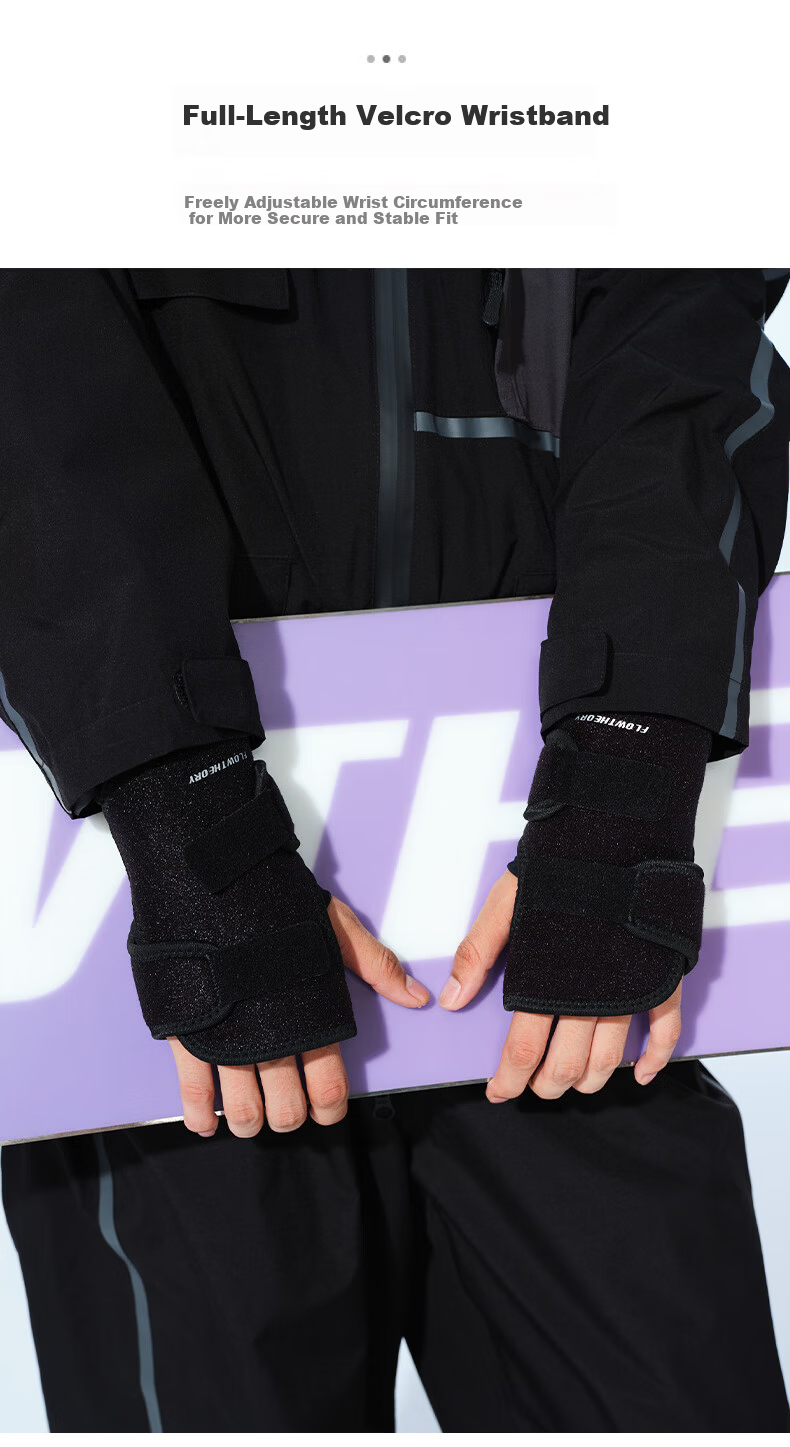 Flow Theory Skiing Adult and Kids Protective Gear Wrist Guards Palm Guards Gloves Outdoor Sports Snowboard and Speed Skating Equipment 4