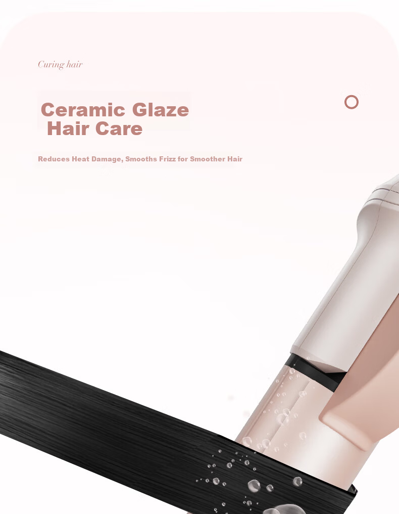 CONFU 32mm Electric Curling Iron V1 Purple - Constant Temperature Hair Curler, Heat Protection, Voluminous Large Waves, Anti-Scald Lazy Styling Tool, Korean Style Big Curl Hair Curler, Birthday Gift 4