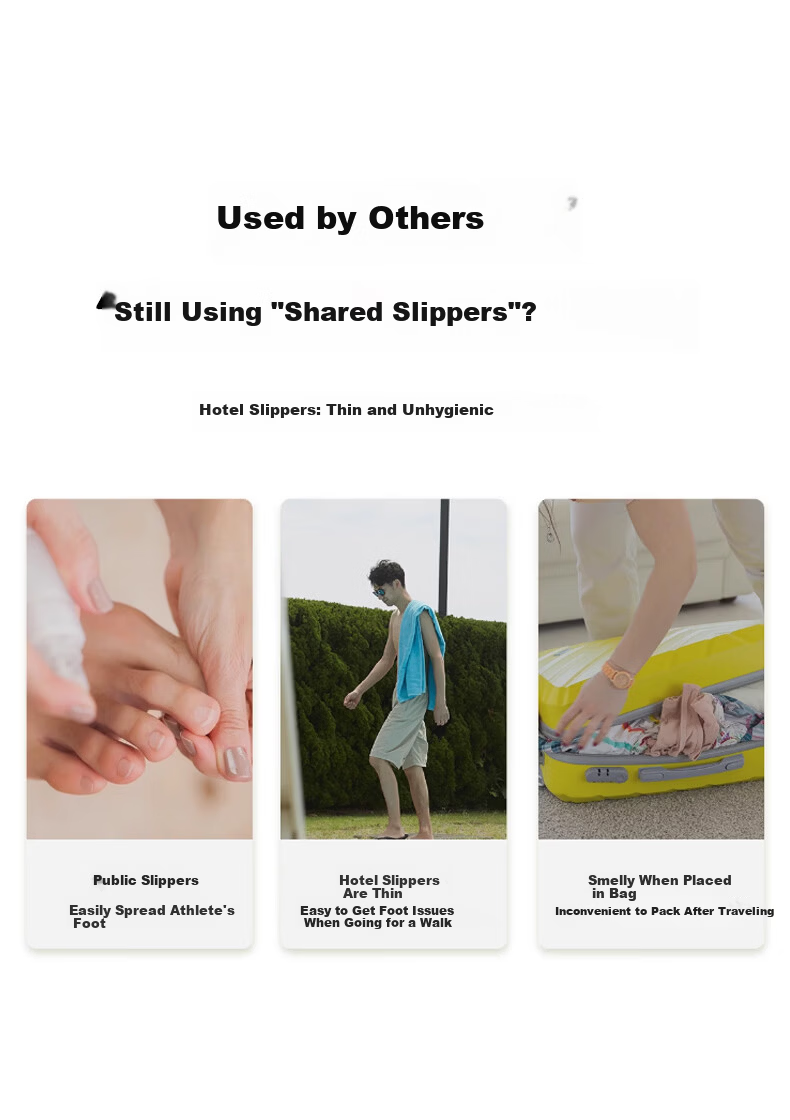 MashiMaro Travel Foldable Slippers Unisex Disposable Shower Portable Slippers 1