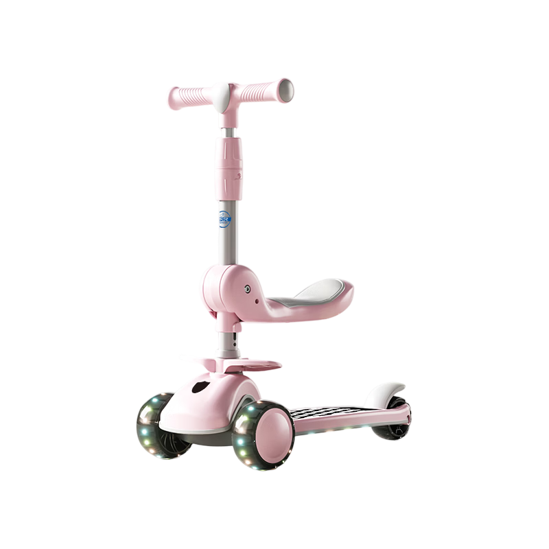 FOREVER Kids Scooter for Ages 1-6, Foldable Anti-Tip Ride-On Gravity Steering Birthday Gift Scooter