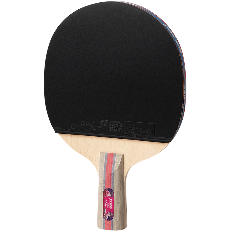DHS Table Tennis Racket Double-Sided Inverted Rubber Wang Yidi Chen Xingtong F3008 Penhold Single Paddle