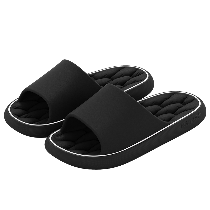 Aokang Men's Summer 2026 New Home Bathroom Non-Slip EVA Soft Sole Slippers Comfortable Outdoor Sandals
