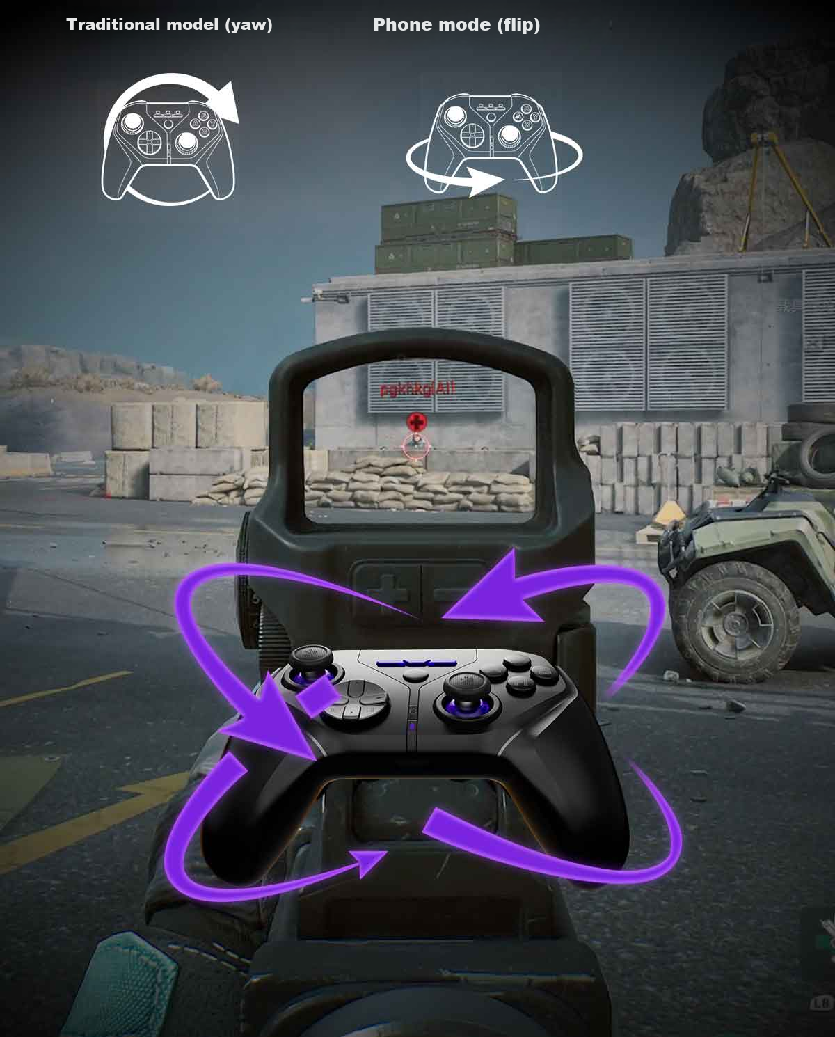 Dongganzhijian Tianjian Plus Wireless Game Controller, AI Curved Elite Controller, Xbox Layout for PC And Mobile, Steam Switch 2, Apex Triangle FPS King of Glory World 35