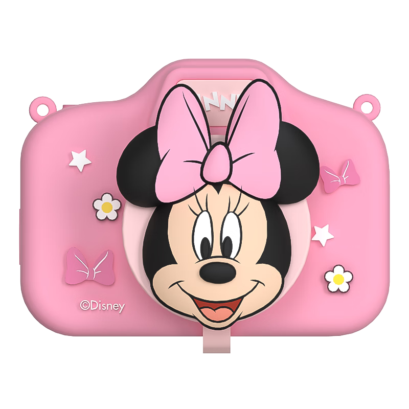 MINISO Disney Kids Digital Camera HD01 Minnie Dual Lens Handheld Pocket Camera for Students Travel Gift for Boys and Girls Birthday Graduation