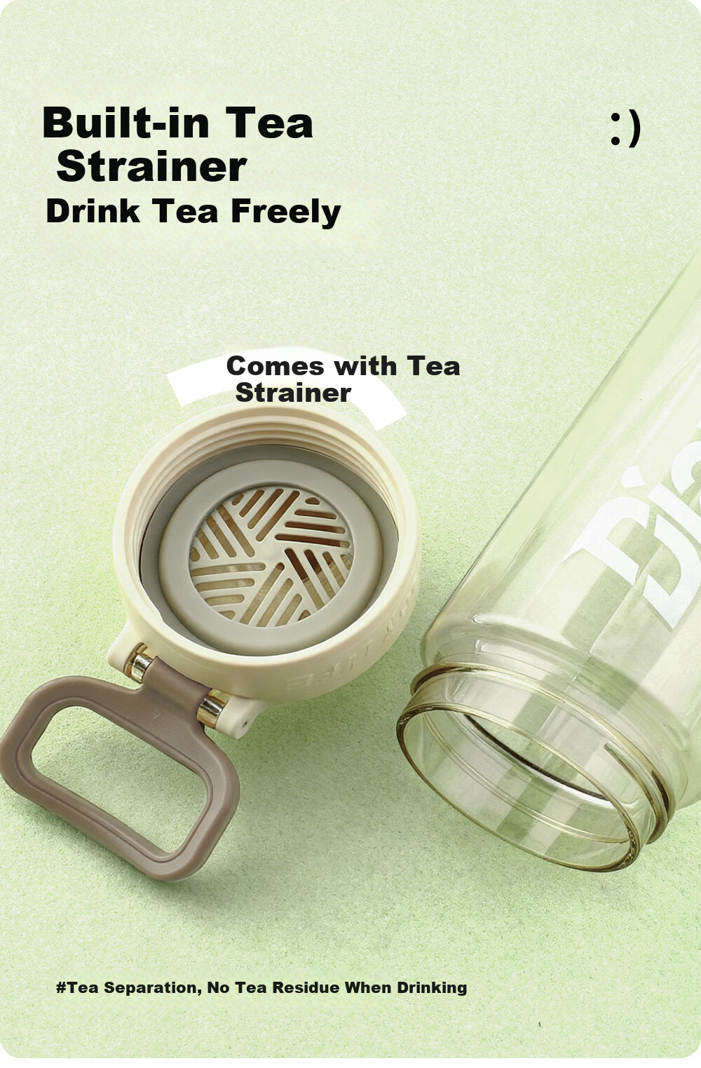 FGA Fugang Tritan Student Water Bottle Large Capacity Portable Cup Unisex Summer Outdoor Sports Direct Drinking Flask 5