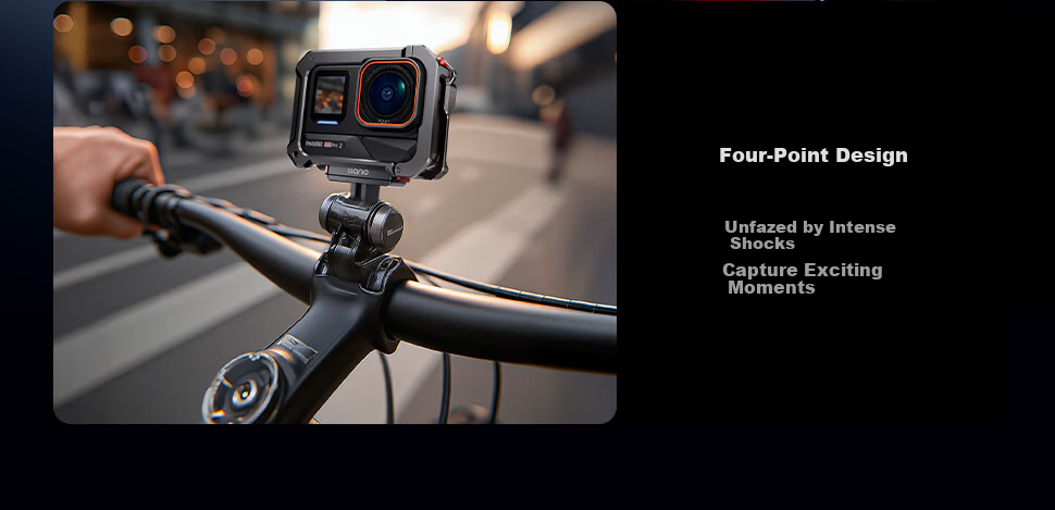 Llano Magnetic Quick Release Base Adapter Mount for Insta360 Ace Pro2/1st Gen/X5 Action Camera Cycling Sports Accessories 6