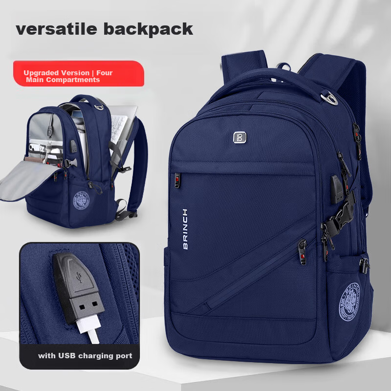 14/16 Inch Large Capacity Travel Business Backpack Laptop Bag Dual Shoulder Bag