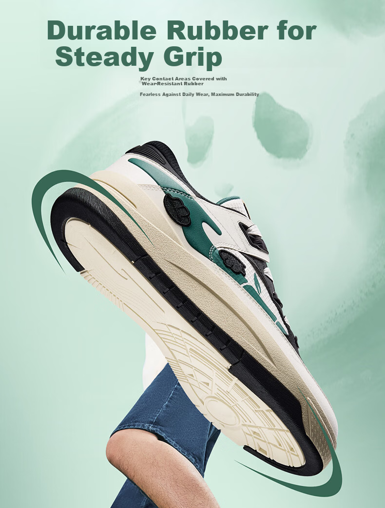 ERKE Men's Sneakers 2026 New Lightweight Height-Increasing Durable Trendy Casual Sports Shoes | Battery Panda Lite6 9
