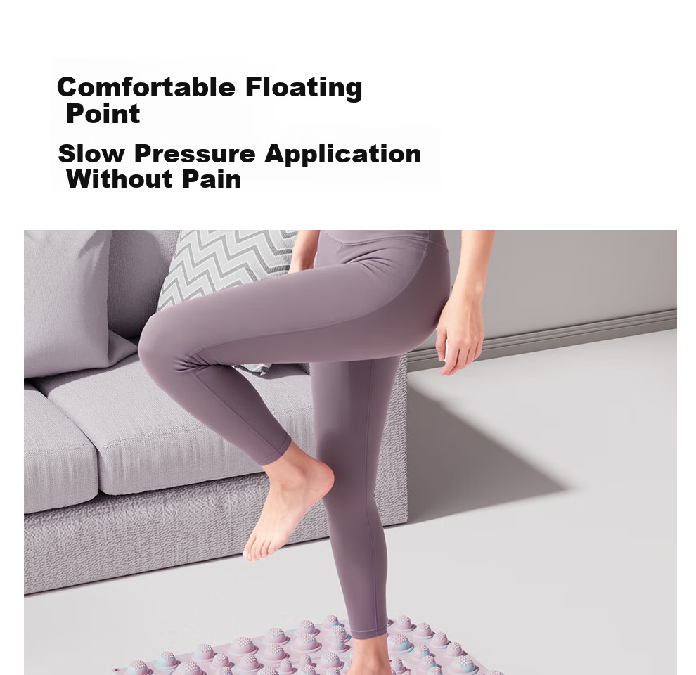 PROIRON Acupressure Foot Massage Mat Slow Jogging Pad Foot-Shaped Toe Pressure Board Camouflage Color 7