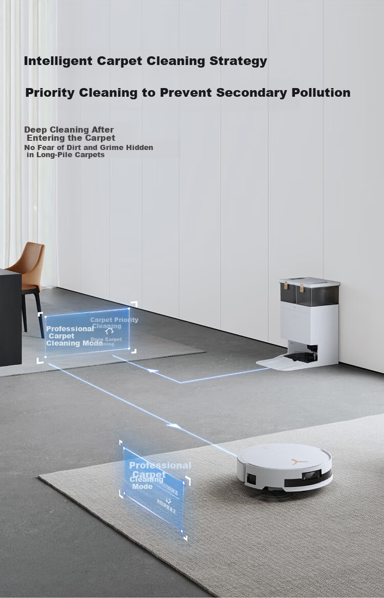 Ecovacs T50 MAX Robot Vacuum Cleaner and Mop Combo with Automatic Cleaning, Smart Home Hair Tangle-Free Ultra-Thin Water Tank Version (Supports HarmonyOS) - Mother's Day Gift 31