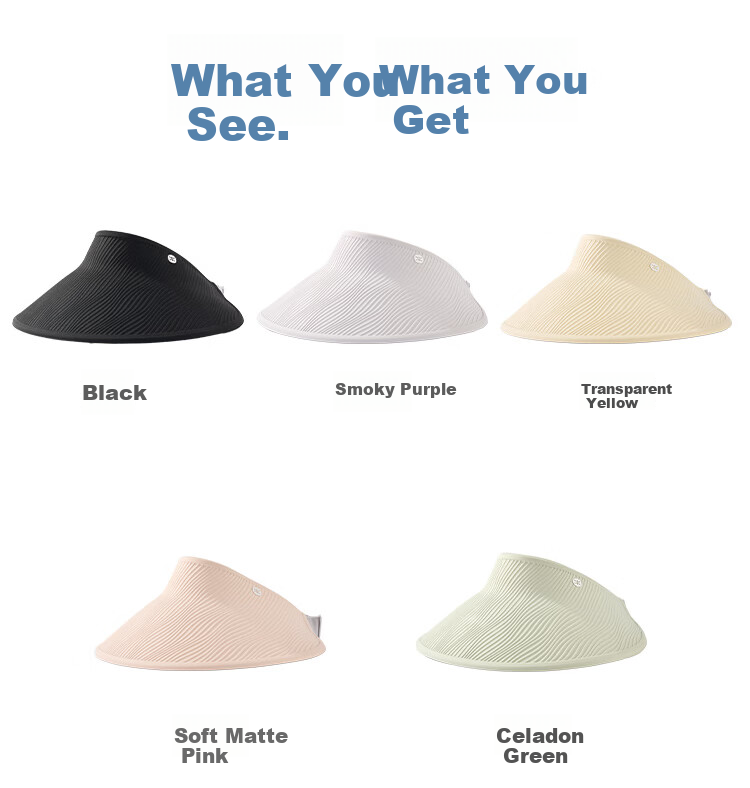 Zhenxiang Women's Spring Summer Solid Color Versatile Fashion Seamless Topless Sun Protection Sports Cap UV Protection K751 9