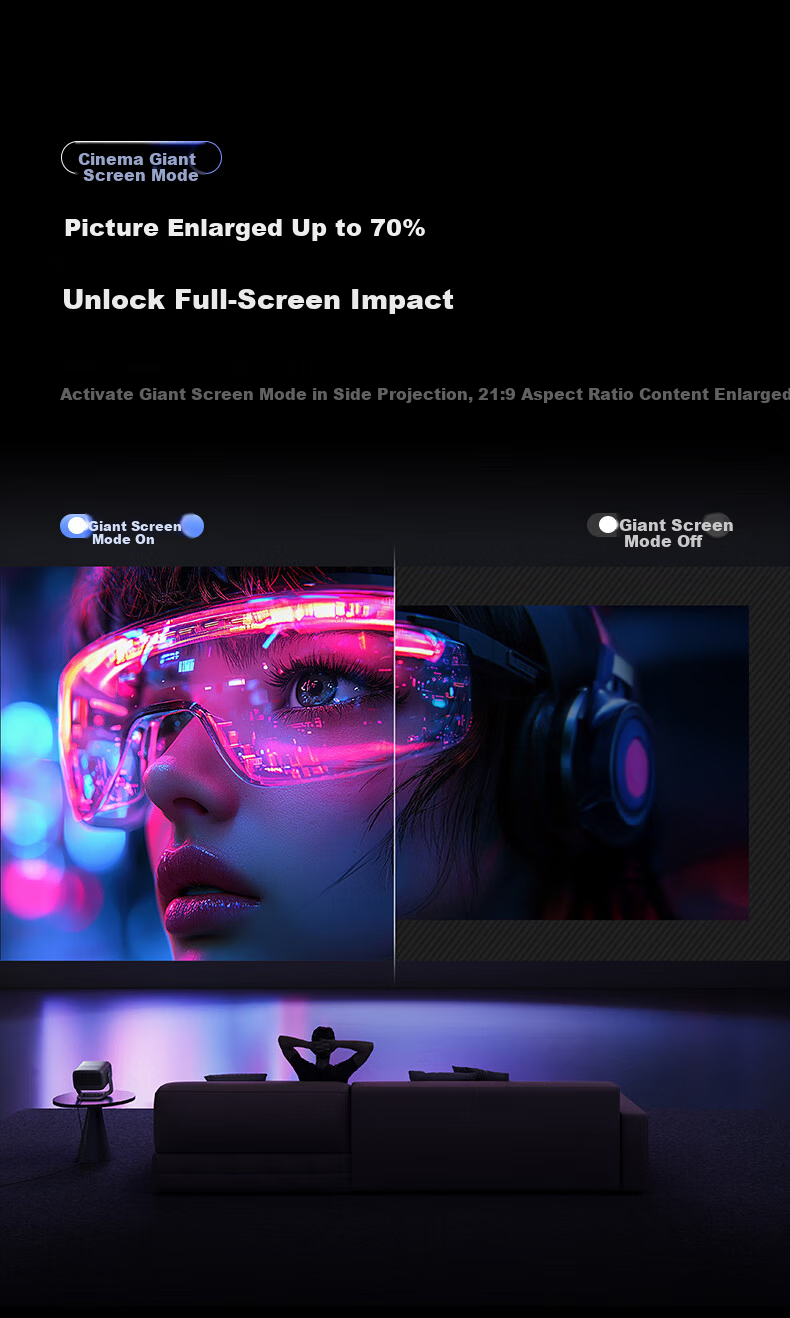 JMGO N5 New 4K Zoom Projector Lossless Ultra HD PTZ Projector Smart Home Theater for Living Room Bedroom National Subsidy 19