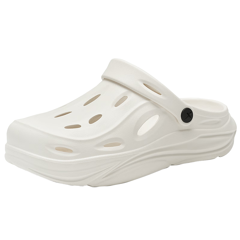 XTEP Men's Sport Sandals Casual Beach Slippers White Size 40-41