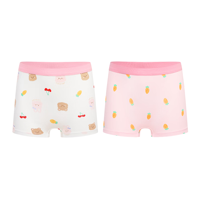 PurCotton Kids Printed Breathable Underwear Beige Base with Puppy + Brown Car 120