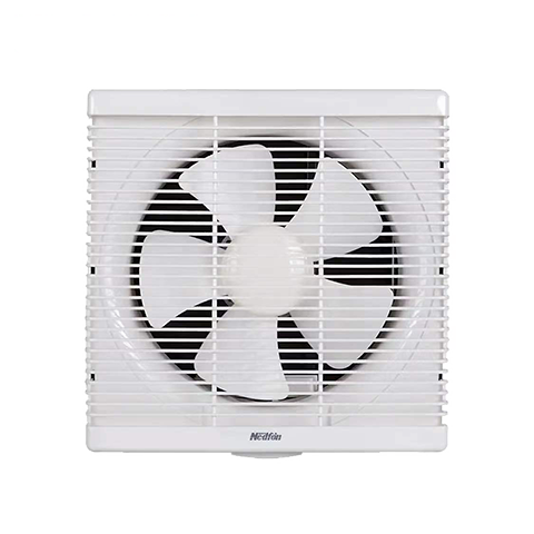 Nedfon Exhaust Fan Bathroom Ventilation Fan Home Louver Wall Window Ventilator Low Noise Kitchen Smoke Extractor All Plastic Model 8 Inch APB20-4-BS