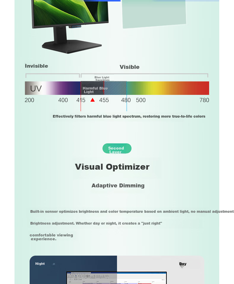 BenQ BL2790Q, 27-Inch 2K, Business Office Eye Protection, 100Hz High Refresh Rate, Hardware Blue Light Filter, Rheinland Certified, Smart Eye-Friendly Computer Monitor 5