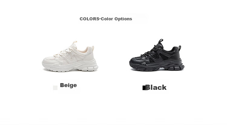 Dusto Platform Dad Sneakers for Women 2026 New Spring Autumn Small Height Increasing Sports Casual Shoes 5