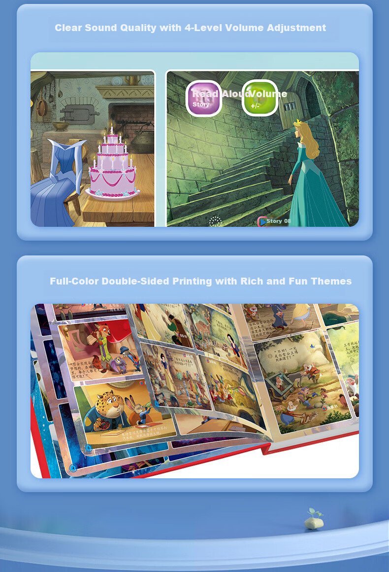 TAOTAOTIANCAI Talking Early Education Book for Babies Aged 0-6, Audio Point Reading Sound Book, Educational Toy, Children's Birthday Gift 18