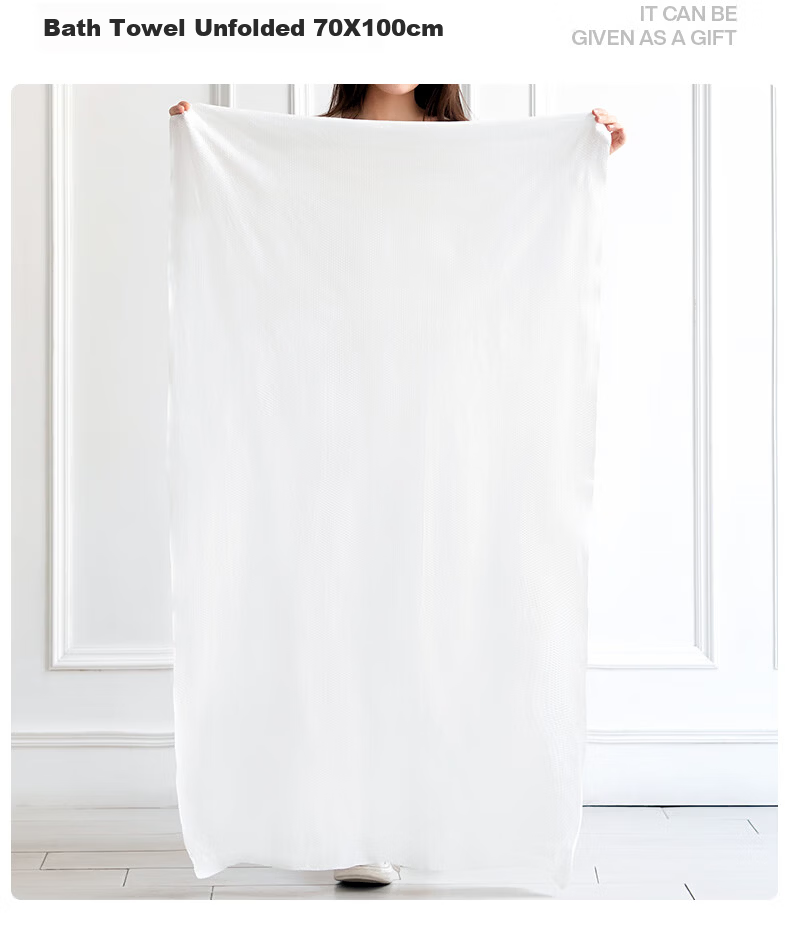 HINCLOUD Disposable Cotton Towel Bath Towel Portable Large Towel for Travel Business Trip - 1 Pack Disposable Cotton Bath Towel 10