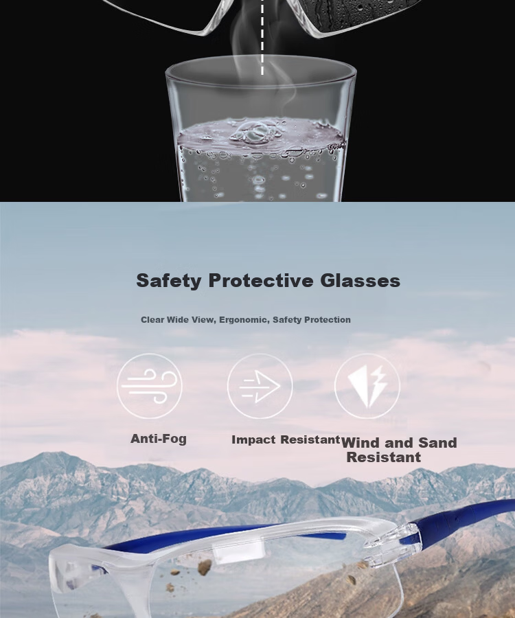 VIAN Protective Goggles Windproof Dustproof Anti-Fog Safety Glasses for Men and Women Electric Vehicle Riding 1788AF 3