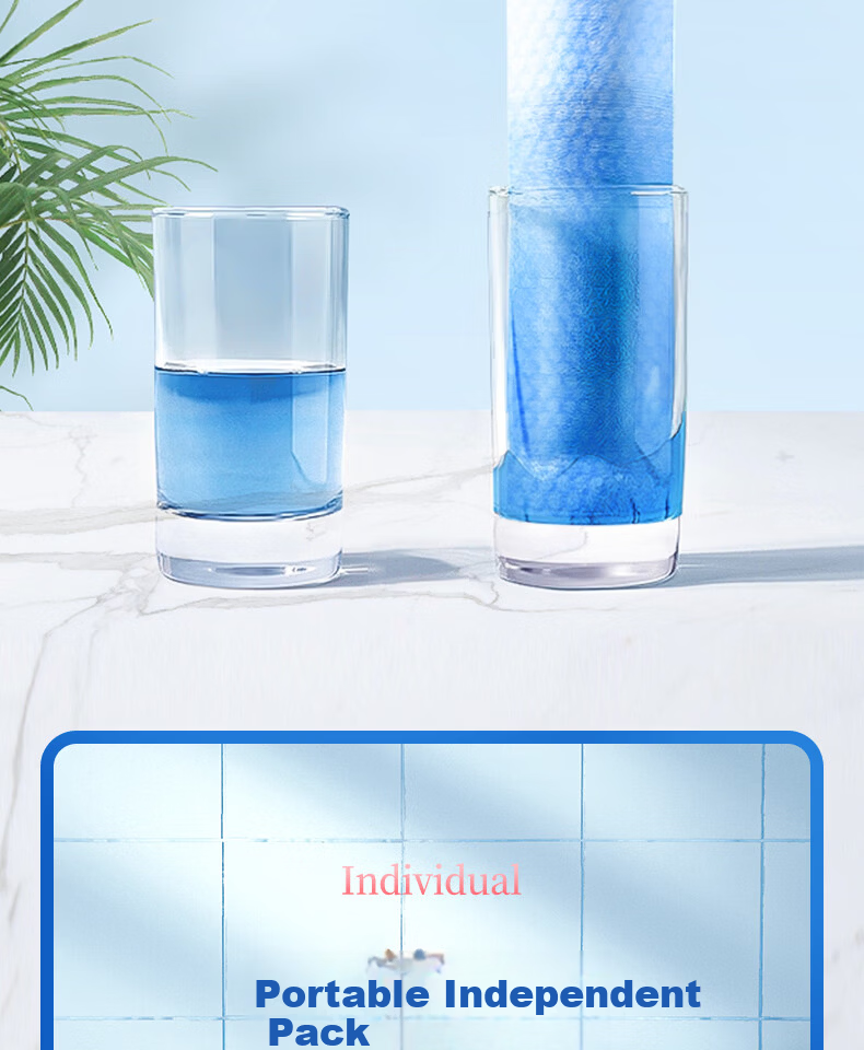 FulCotton Cotton Soft Disposable Compressed Facial Towels Thickened Portable Compressed Towels 20pcs*1 Pack 9
