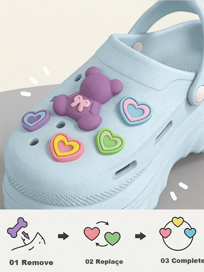 Seven Color Spinning Women's Summer Hollow Out Shoes Height Increasing Slimming Outdoor Non-Slip Nurse Surgical Room Slippers Blue Size 40-41 8