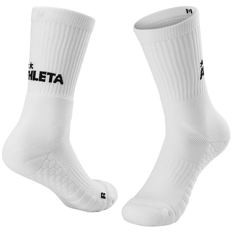 ATHLETA Soccer Socks Unisex Summer Mid-Calf Non-Slip Towel Bottom Durable Running Basketball Training Socks