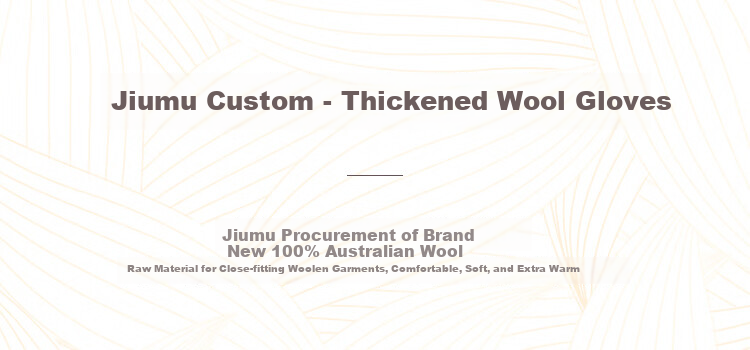 JIUMU 100% Wool Thermal Gloves for Men Winter Fair Isle Thickened Cold-Resistant Touchscreen Knitted Wool Gloves 2