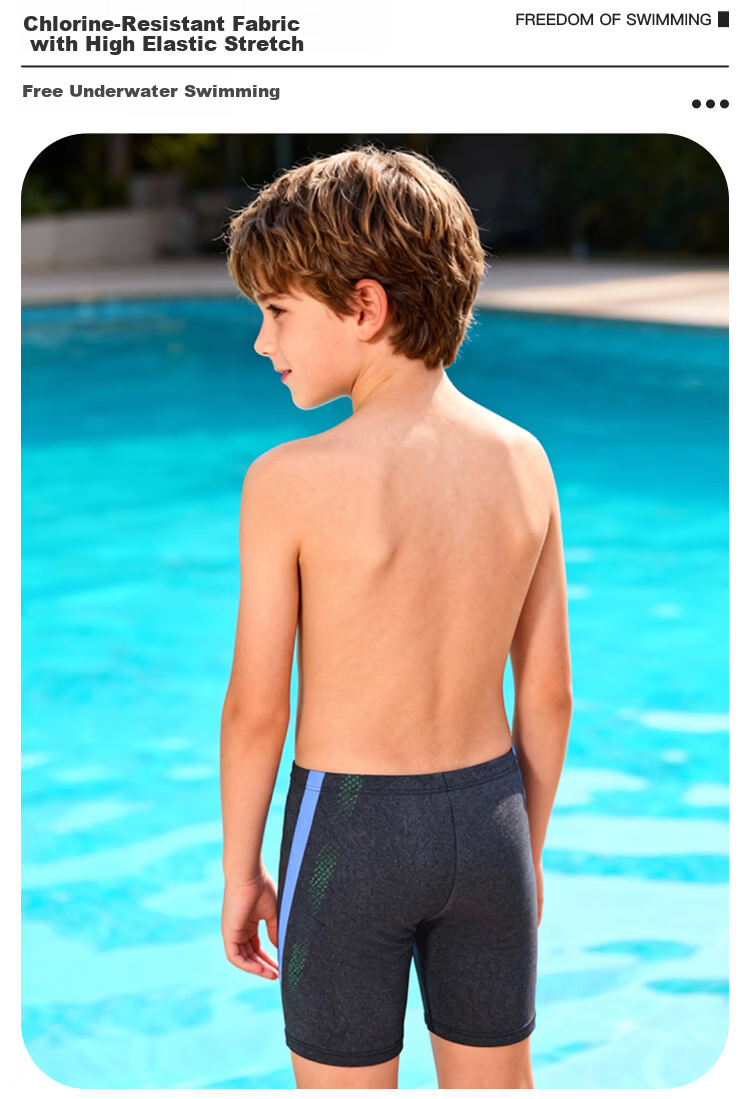 Arena Kids Boys Competitive Square Leg Swim Trunks High Elasticity Comfortable Training Swimwear for Youth and Teens 8